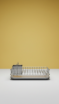 Compact Stainless Steel Dish Rack