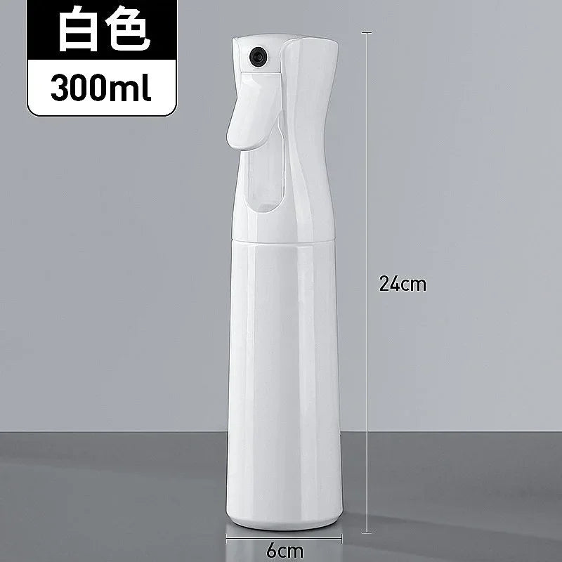 Continuous Fine Mist Spray Bottle – Refillable High-Pressure Water Sprayer for Hair, Barber, Plants, Cleaning & Beauty | Leak-Proof 360° Design